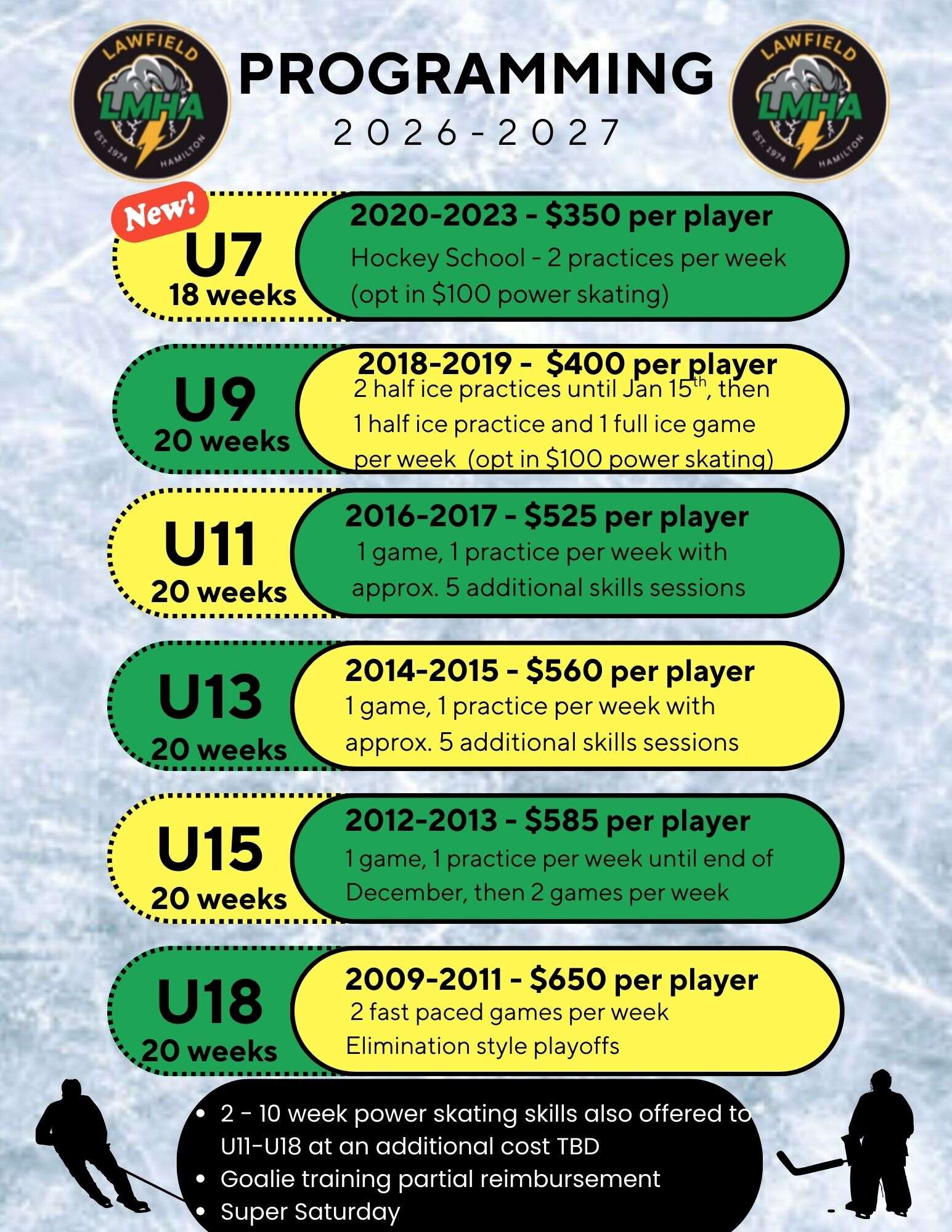 2026-2027 Programming